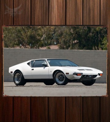 Металлическая табличка De Tomaso Pantera 216